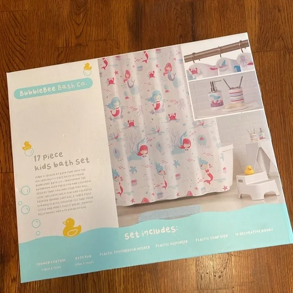 copy 🌸NWT BUMBLE BEE Bath Co 17 piece kids bath set - Picture 4 of 12